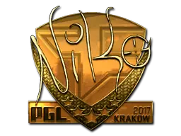 Sticker | NiKo (Gold) | Krakow 2017 Sticker | NiKo (Gold) | Krakow 2017