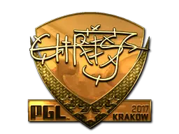 Sticker | chrisJ (Gold) | Krakow 2017 Sticker | chrisJ (Gold) | Krakow 2017