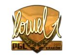 Sticker | loWel (Gold) | Krakow 2017