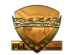 Sticker | oskar (Gold) | Krakow 2017