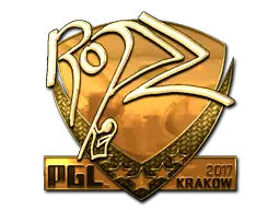 Sticker | ropz (Gold) | Krakow 2017 Sticker | ropz (Gold) | Krakow 2017