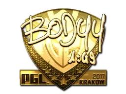 Sticker | bodyy (Gold) | Krakow 2017 Sticker | bodyy (Gold) | Krakow 2017