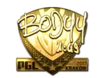 Sticker | bodyy (Gold) | Krakow 2017