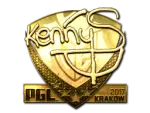 Sticker | kennyS (Gold) | Krakow 2017