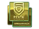 Sticker | PENTA Sports (Gold) | DreamHack 2014