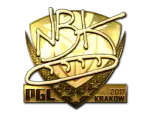 Sticker | NBK- (Gold) | Krakow 2017