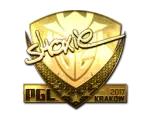 Sticker | shox (Gold) | Krakow 2017