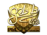Sticker | gob b (Gold) | Krakow 2017