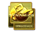 Sticker | Planetkey Dynamics (Gold) | DreamHack 2014
