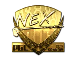 Sticker | nex (Gold) | Krakow 2017 Sticker | nex (Gold) | Krakow 2017
