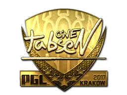 Sticker | tabseN (Gold) | Krakow 2017 Sticker | tabseN (Gold) | Krakow 2017