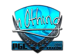 Sticker | n0thing (Foil) | Krakow 2017