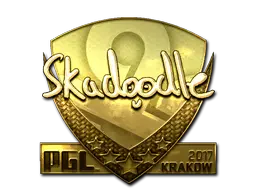 Sticker | Skadoodle (Gold) | Krakow 2017 Sticker | Skadoodle (Gold) | Krakow 2017