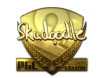 Sticker | Skadoodle (Gold) | Krakow 2017