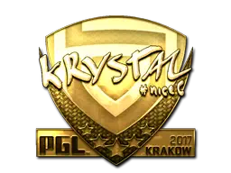 Sticker | kRYSTAL (Gold) | Krakow 2017 Sticker | kRYSTAL (Gold) | Krakow 2017
