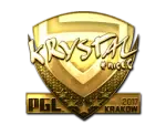 Sticker | kRYSTAL (Gold) | Krakow 2017