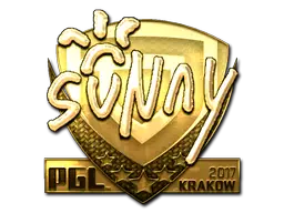 Sticker | suNny (Gold) | Krakow 2017 Sticker | suNny (Gold) | Krakow 2017
