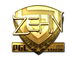 Sticker | zehN (Gold) | Krakow 2017 Sticker | zehN (Gold) | Krakow 2017