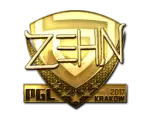 Sticker | zehN (Gold) | Krakow 2017
