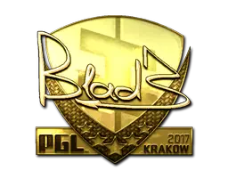 Sticker | B1ad3 (Gold) | Krakow 2017 Sticker | B1ad3 (Gold) | Krakow 2017