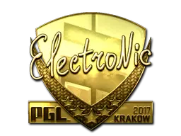 Sticker | electronic (Gold) | Krakow 2017 Sticker | electronic (Gold) | Krakow 2017