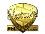 Sticker | electronic (Gold) | Krakow 2017