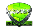 Sticker | markeloff (Foil) | Krakow 2017