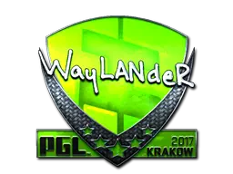 Sticker | wayLander (Foil) | Krakow 2017 Sticker | wayLander (Foil) | Krakow 2017