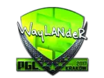 Sticker | wayLander (Foil) | Krakow 2017