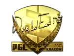 Sticker | WorldEdit (Gold) | Krakow 2017