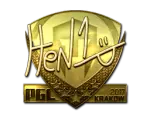 Sticker | HEN1 (Gold) | Krakow 2017