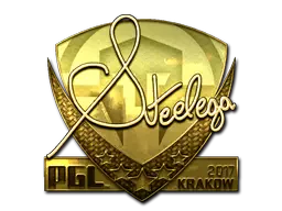 Sticker | steel (Gold) | Krakow 2017 Sticker | steel (Gold) | Krakow 2017