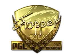 Sticker | chopper (Gold) | Krakow 2017 Sticker | chopper (Gold) | Krakow 2017