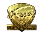 Sticker | chopper (Gold) | Krakow 2017