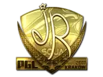 Sticker | jR (Gold) | Krakow 2017