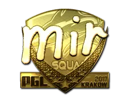 Sticker | mir (Gold) | Krakow 2017