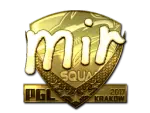 Sticker | mir (Gold) | Krakow 2017