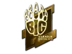 Sticker | BIG (Gold) | Boston 2018
