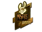 Sticker | Misfits Gaming (Gold) | Boston 2018
