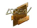 Sticker | AdreN (Gold) | Boston 2018