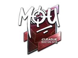 Sticker | mou (Foil) | Boston 2018 Sticker | mou (Foil) | Boston 2018