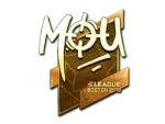 Sticker | mou (Gold) | Boston 2018