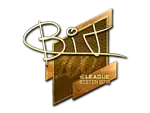 Sticker | BIT (Gold) | Boston 2018