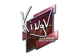 Sticker | kNgV- (Foil) | Boston 2018