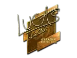 Sticker | LUCAS1 (Gold) | Boston 2018
