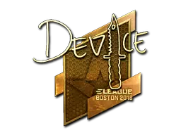 Sticker | device (Gold) | Boston 2018 Sticker | device (Gold) | Boston 2018