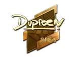 Sticker | dupreeh (Gold) | Boston 2018