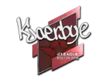 Sticker | Kjaerbye | Boston 2018