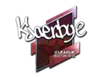 Sticker | Kjaerbye (Foil) | Boston 2018