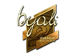 Sticker | byali (Gold) | Boston 2018 Sticker | byali (Gold) | Boston 2018